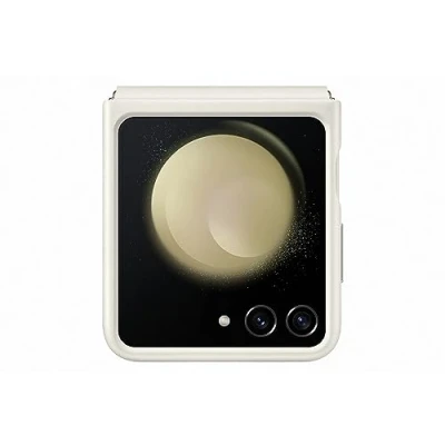 Abbildung von Samsung Leren Back Cover Beige Galaxy Z Flip 5