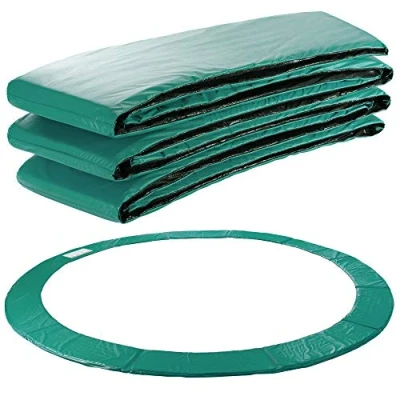 Abbildung von Arebos Trampolin Randabdeckung Federschutz Ø 366 cm Randschutz Trampolinzubehör aus PVC und PE Reißfest Federabdeckung 100% UV beständig &amp; wasserabweisend Grün