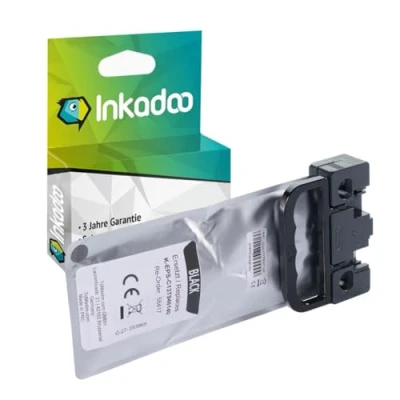 Abbildung von Inkadoo Druckerpatronen kompatibel zu Epson C13T946140 / T9461 Tintenpatrone Workforce Pro WF C 5290 DW BAM RDW P 1100