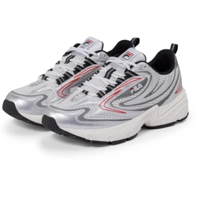 Abbildung von Fila Actix Retro Sneaker low, Damen, Größe: 38, Silver Lederimitat/textil