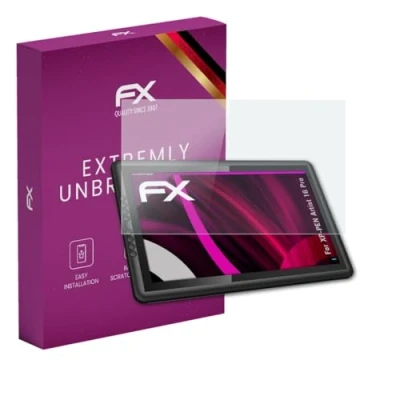 Abbildung von atFoliX Glasfolie kompatibel mit XP PEN Artist 16 Pro Panzerfolie, 9H Hybrid Glass FX Schutzpanzer Folie