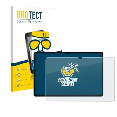 Abbildung von BROTECT Entspiegelungs Schutzglas für Samsung Galaxy Tab S9 Ultra WiFi Schutz Folie Panzerfolie Glas Matt [Extrem Kratzfest 9H, Anti Reflex]