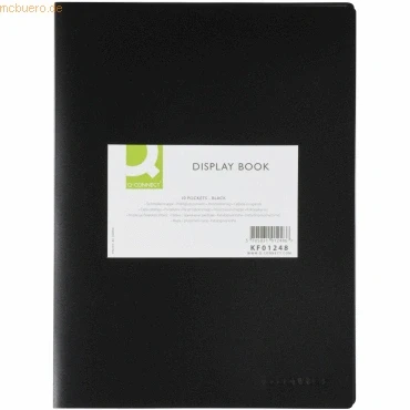 Abbildung von Connect Sichtbuch A4 10 Hüllen schwarz