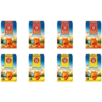 Abbildung von Teekanne frio Eistee 8er Pack Classic Pfirsich und Zitrone (8 x 45g)