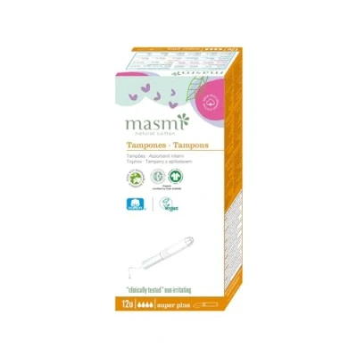 Abbildung von Bio Tampons Super Plus Mit Applikator Masmi 12 St