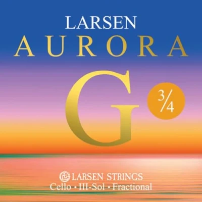 Abbildung von LARSEN STRINGS Cello Saiten Aurora G 3/4 Medium