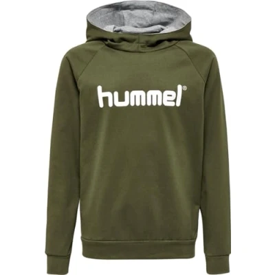 Abbildung von Hummel LOGO Hoodie Unisex Kapuzenpullover für Kinder, Größe: 176, Grape leaf