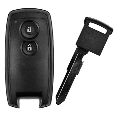 Abbildung von Auto Funk Schlüssel Smartkey Fernbedienung 1x Gehäuse 2 Tasten + Notschlüssel Rohling für Suzuki SX4 Swift III Grand Vitara