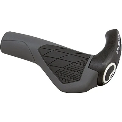 Abbildung von Ergon GS2 Ergonomic Lock on Bicycle Handlebar Grips für MTN Bikes Small Schwarz/Grau