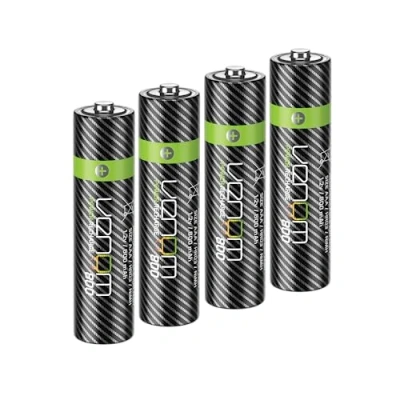 Abbildung von Venom Power Recharge AAA Batterien, 800 mAh, wiederaufladbar, 4 Stück