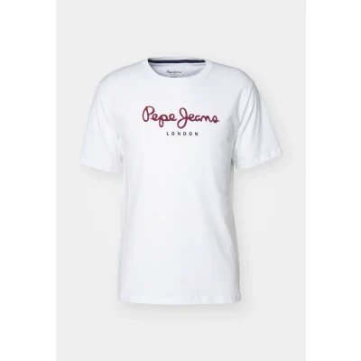 Abbildung von Pepe Jeans EGGO Tshirt print, Herren, Größe: Large, White