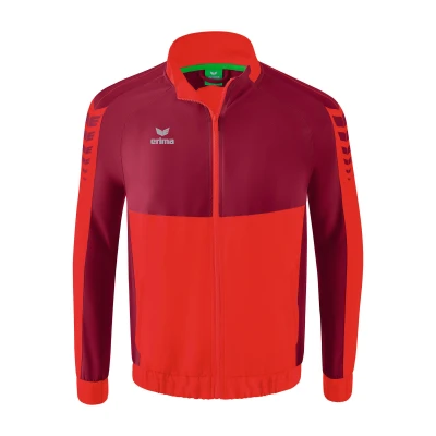 Abbildung von Erima Unisex Kinder Six Wings Pr sentationsjacke, rot/bordeaux, 152 EU