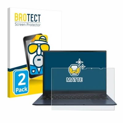 Abbildung von BROTECT Entspiegelungs Schutzfolie für ASUS ZenBook S 13 Flip OLED (2 Stück) Matte Displayschutz Folie, Anti Reflex, Fingerprint