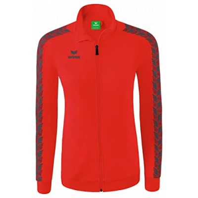 Abbildung von Erima Damen Essential Team Tracktop Jacke, rot, 42