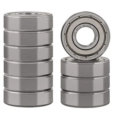 Abbildung von XiKe 6000ZZ Kugellager 10x26x8mm Chromstahl｜Vorgeschmiert｜Metall Doppeldichtung, 6000 2Z Rillenkugellager mit Abdeckungen, 10er Packung