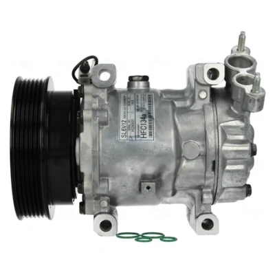 Abbildung von NISSENS 89064 Kompressor SD6V12 12 PAG 46 R 134a RENAULT: MEGANE 2 Kombi, 1, Scénic DACIA: Sandero I, Logan I MCV, Limousine