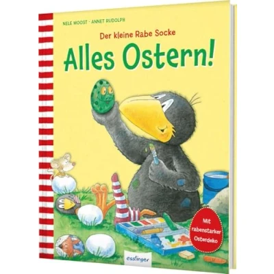 Abbildung von Der kleine Rabe Socke: Alles Ostern!: Bilderbuch mit herausnehmbarer Deko, das besondere Ostergeschenk