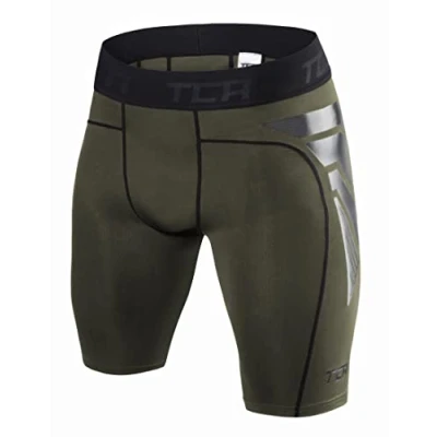 Abbildung von TCA Jungen CarbonForce Pro Thermo Kompression Unterwäsche Shorts Dunkelgrün, 8 10 Jahre