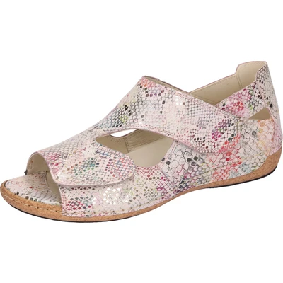 Abbildung von Waldläufer Sandale &quot;Heliett&quot;, Sommerschuh, Sandalette, Keilabsatz, geschlossene Ferse, H Weite