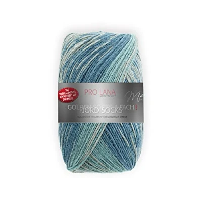 Abbildung von Pro Lana FJORD SOCKS Häkelwolle, 420 m (4 fach Sockenwolle mit zauberhaftem Norwegermuster), 100 g
