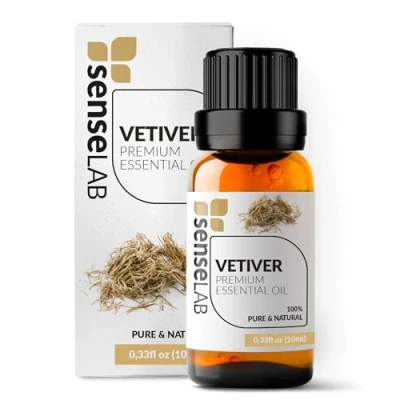Abbildung von Ätherisches Vetiveröl 100% Reines, Natürliches, Für Die Therapeutische Anwendung Geeignetes Vetiver öl Konzentrationsfördernd Und Spannungslösend Duftöl (10 ml)