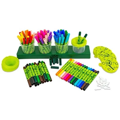 Abbildung von JOLLY Booster XL, Komplett Starter Set, jeweils 6 XL in 14 Farben, inkl. Bubblepool Nachfüllstation, leuchtende und satte auswaschbare Tinte, ungiftig sicher