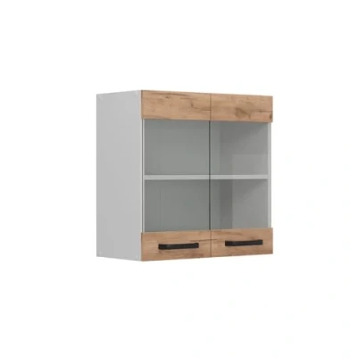 Abbildung von Vicco Küchenglasschrank R Line, Goldkraft Eiche, 60 cm