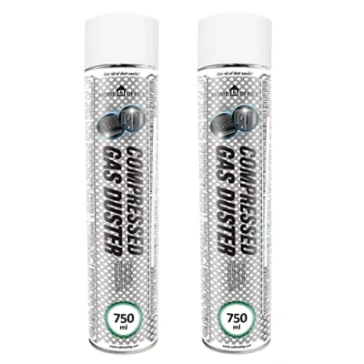 Abbildung von Reinigungspray 2X 750ml AABCOOLING Home&amp;Office Druckluftspray Gas Duster K3, Luftdruckspray, Reinigungsgeräte, Bildschirmen, Büromaterial