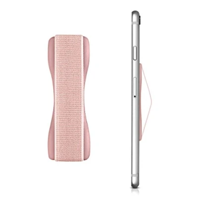 Abbildung von kwmobile Smartphone Fingerhalter Griff Halter Selbstklebende Handy Fingerhalterung Finger kompatibel mit iPhone Samsung Sony Handys Roségold