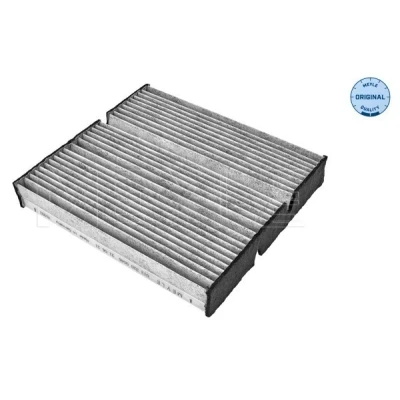 Abbildung von MEYLE 012 320 0046 Innenraumfilter mit geruchsabsorbierender Wirkung, Aktivkohlefilter, Filtereinsatz 230 255 38 MERCEDES BENZ: GLB, A Klasse