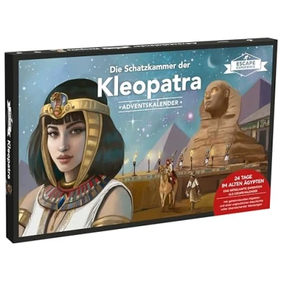 Abbildung von Escape Experience Adventskalender Die Schatzkammer Der Kleopatra: Rätsel für 24 Tage. Erfolg mit geheimnisvollen Objekten