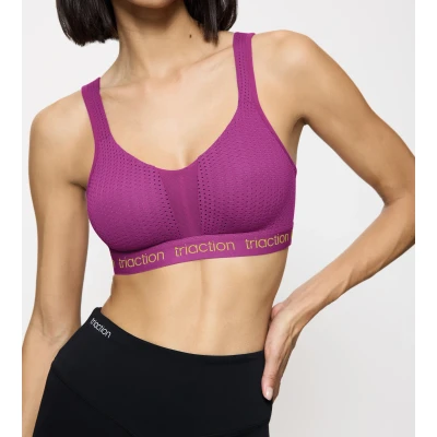 Abbildung von Triaction by Triumph Energy LITE N Exextreme Support Sportbh mit starker Stützkraft, Damen, Größe: 80E, Grape