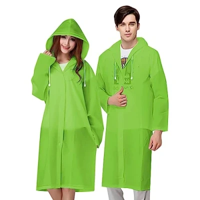 Abbildung von Vicloon Regenponcho, Regenponcho Einweg, 2 Stück Unisex Wiederverwendbar Transparent Regenmantel PEVA Tragbarer Wasserdicht Regencape Atmungsaktiv Regenjacke für Reisen, Wandern, Radfahren &amp; Camping