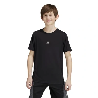 Abbildung von adidas Sportswear Tshirt basic Black reflective silver für Kinder, Größe: 164,