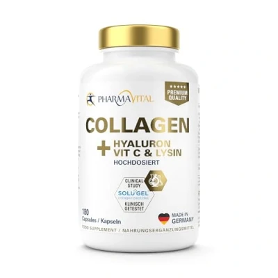 Abbildung von Collagen Hyaluron Forte Hochdosiert + Vit. C 180 St