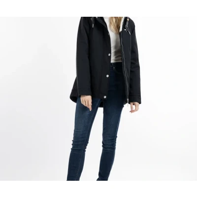 Abbildung von Schmuddelwedda Damen Winterjacke aus recyceltem Polyester XS / Blaugrau 100%