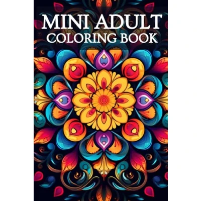 Abbildung von Mini Adult Coloring Book: Pocket Size Mandala Book for Adults