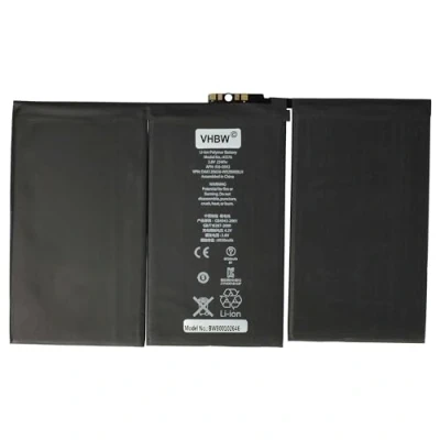 Abbildung von vhbw Akku Ersatz für Apple 616 0559, 0561, 0572 Tablet Pad (6500mAh, 3,7V, Li Polymer)