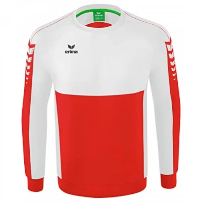 Abbildung von Erima SIX Wings Sweatshirt, Herren, Größe: Small, Rotweiss