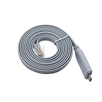 Abbildung von QiCheng&amp;LYS USB Console Kabel mit FTDI Chip, zu RJ45 für Router/Windows 7,8 / Switches (USB C 3m)