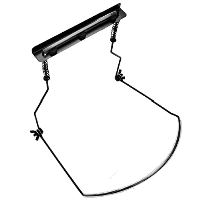 Abbildung von Mundharmonika Halter mit verstellbarer stabiler Hals Halterung schwarz (10 Löcher)