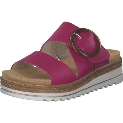 Abbildung von Remonte Pantolette flach, Damen, Größe: 36, Rosa Schuhe