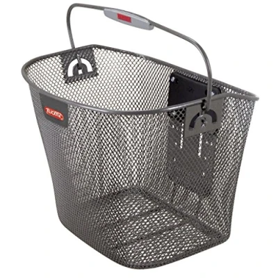 Abbildung von Klickfix Vorderradkorb 26x35x25cm.anthra.engmaschig. o. Adapter