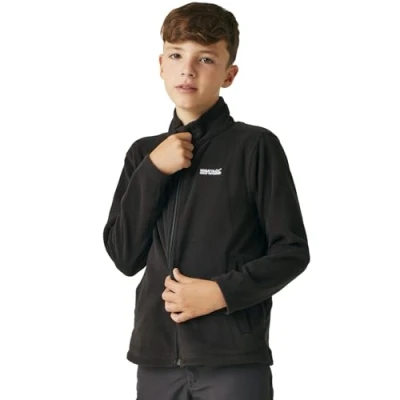 Abbildung von Regatta Unisex Kinder King Ii&#039; Lightweight Full Zip fleece schwarz/schwarz 15 jahre