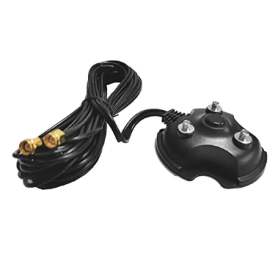 Abbildung von Bolwins H00CS WLAN Antennen Kabel 3x SMA Verlängerungskabel 3m Stecker auf Buchse, Magnet Standfuß, Ideal für PCI WiFi Karten, Wireless Router, Bluetooth