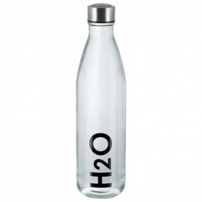 Abbildung von axentia Trinkflasche Glasflasche, H2O, ca. 1 l