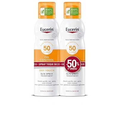 Abbildung von Eucerin Sun Oil Control Dry Touch Mist Transparent Set SPF 50