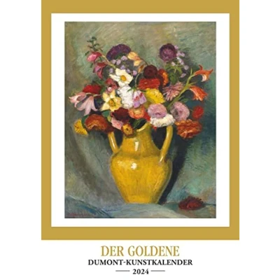 Abbildung von DUMONT Goldener Kunstkalender 2024, im Format A329,7 x 42 cm, Monatskalender, Wandkalender mit ausgewählten Kunstwerken