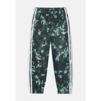 Abbildung von adidas Originals Minecraft Trackpant Unisex Jogginghose für Kinder, Größe: 128, Silver pebble/magic lime/tribe green/legend ivy
