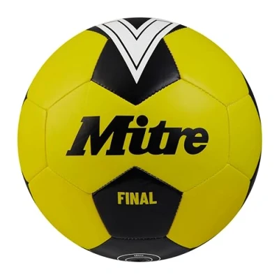 Abbildung von Mitre Unisex Erwachsene Final 24 Fußball, Fluo Gelb/Schwarz, 4